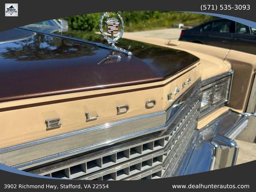 Brown 1978 Cadillac Eldorado Custom Biarritz Classic