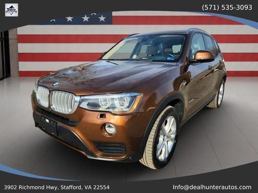 Brown 2017 BMW X3 xDrive35i