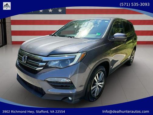 Modern Steel Metallic 2017 Honda Pilot EX-L