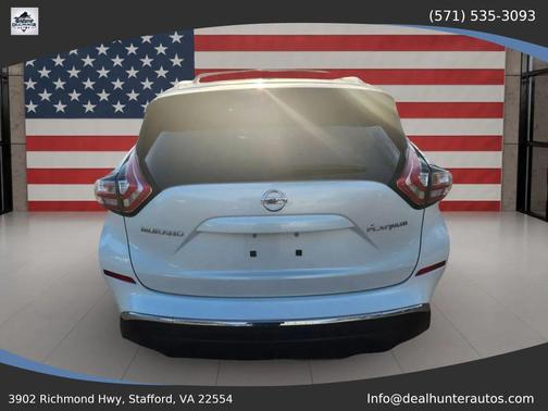 White 2015 Nissan Murano Platinum