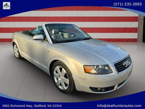 Silver 2006 Audi A4 3.0 Cabriolet quattro
