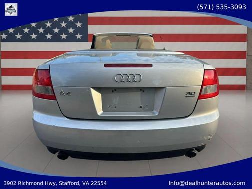 Silver 2006 Audi A4 3.0 Cabriolet quattro