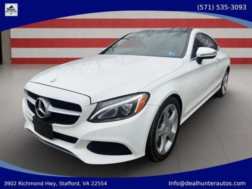 White 2017 Mercedes-Benz C-Class C 300 Coupe 2D