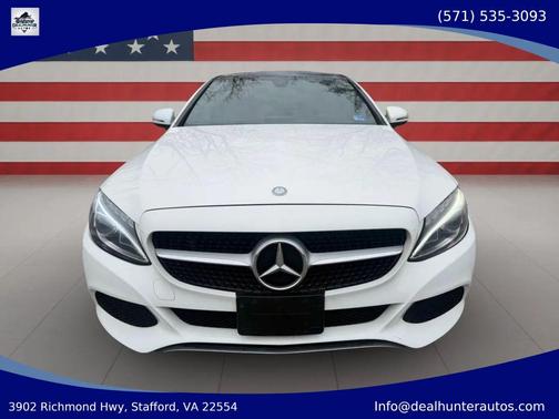 White 2017 Mercedes-Benz C-Class C 300 Coupe 2D