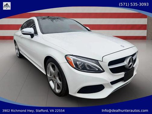 White 2017 Mercedes-Benz C-Class C 300 Coupe 2D