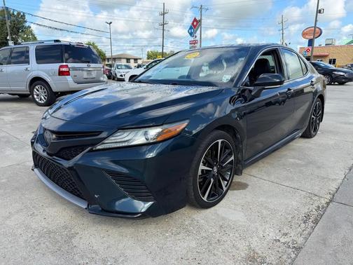 Midnight Black Metallic 2019 Toyota Camry XSE