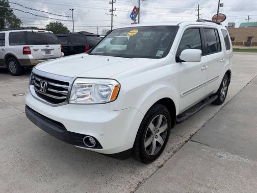 White Diamond Pearl 2013 Honda Pilot Touring