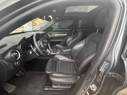Gray 2018 Alfa Romeo Stelvio Ti Sport