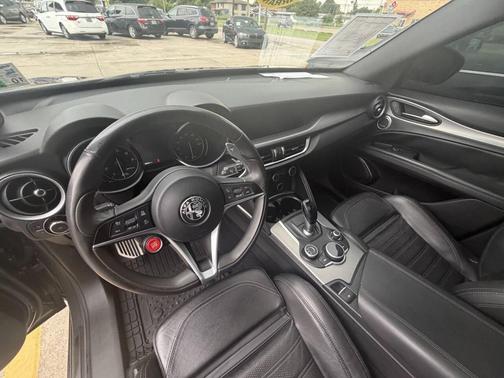 Gray 2018 Alfa Romeo Stelvio Ti Sport