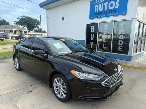Shadow Black 2017 Ford Fusion SE