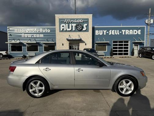 Bright Silver 2008 Hyundai SONATA Limited
