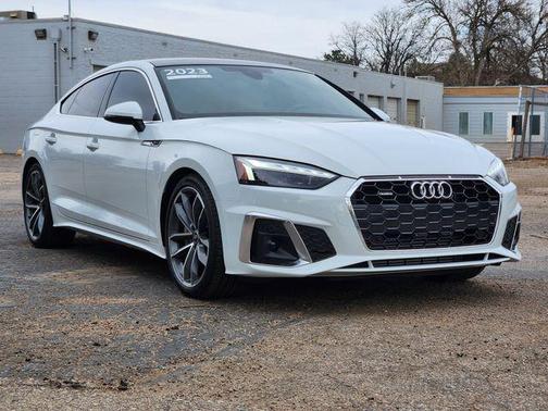 Glacier White Metallic 2023 Audi A5 Sportback 45 S Line Premium