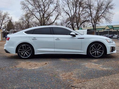Glacier White Metallic 2023 Audi A5 Sportback 45 S Line Premium