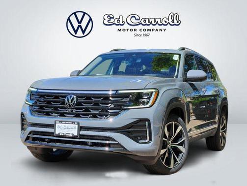 Pure Gray 2026 Volkswagen Atlas 2.0T SEL Premium R-Line 4MOTION