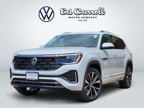 Opal White Pearl 2026 Volkswagen Atlas 2.0T SEL Premium R-Line 4MOTION