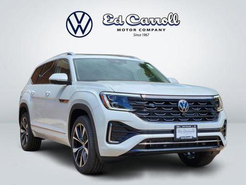 Opal White Pearl 2026 Volkswagen Atlas 2.0T SEL Premium R-Line 4MOTION