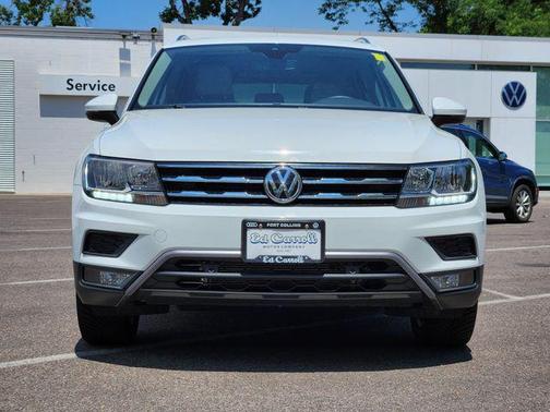 Pure White 2021 Volkswagen Tiguan 2.0T SEL
