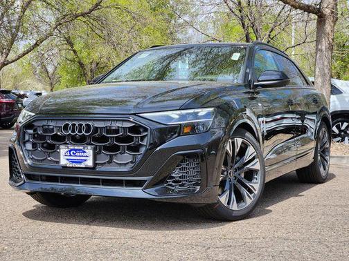 Mythos Black Metallic 2026 Audi Q8 55 Prestige