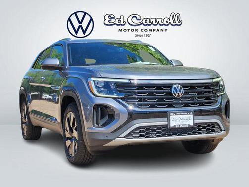 Gray 2025 Volkswagen Atlas Cross Sport 2.0T SE w/Technology 4MOTION