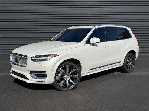 Crystal White 2024 Volvo XC90 B6 Plus Bright Theme 7-Seater