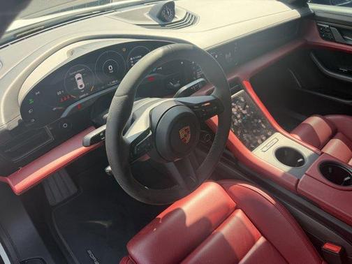 White 2020 Porsche Taycan Turbo S