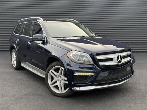 Blue Metallic 2015 Mercedes-Benz GL-Class GL 550 4MATIC