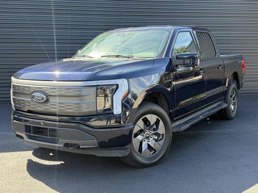 Blue Metallic 2023 Ford F-150 Lightning LARIAT