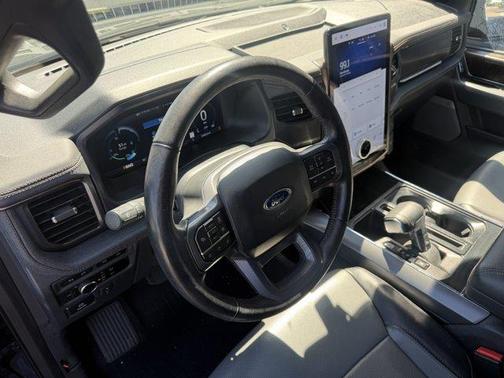 Blue Metallic 2023 Ford F-150 Lightning LARIAT