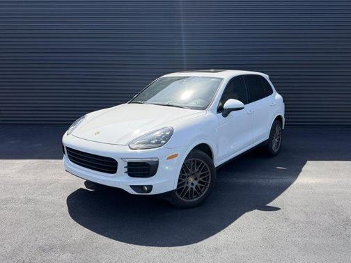 White 2017 Porsche Cayenne Platinum Edition