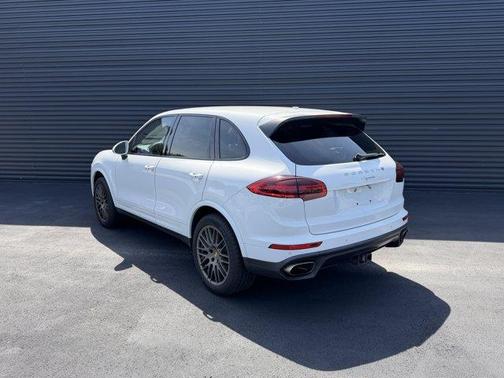 White 2017 Porsche Cayenne Platinum Edition