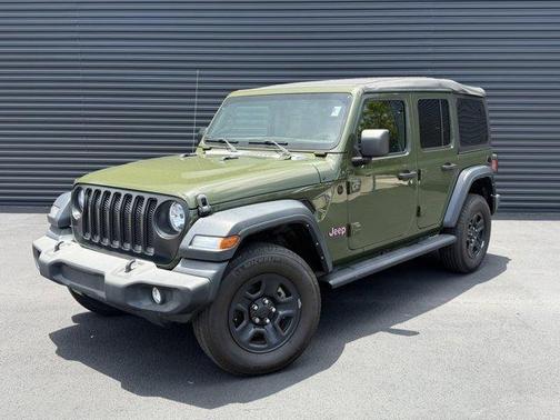 Sarge Green Clearcoat 2021 Jeep Wrangler Unlimited Sport
