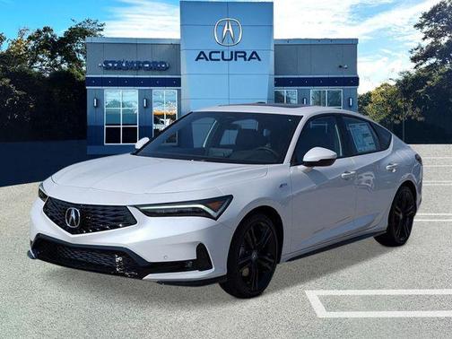 Platinum White Pearl 2026 Acura Integra FWD A-Spec with Technology