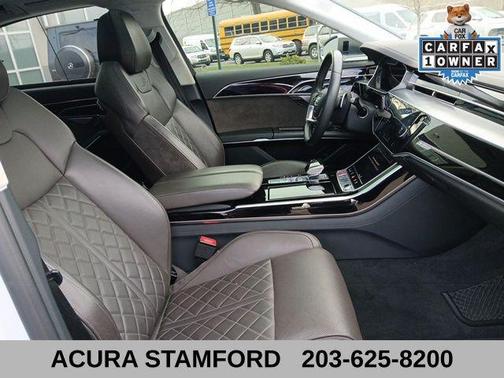 Glacier White Metallic 2020 Audi S8 4.0T