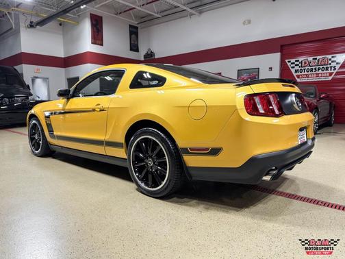 Yellow Blaze Metallic Tricoat 2012 Ford Mustang Boss 302