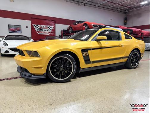 Yellow Blaze Metallic Tricoat 2012 Ford Mustang Boss 302