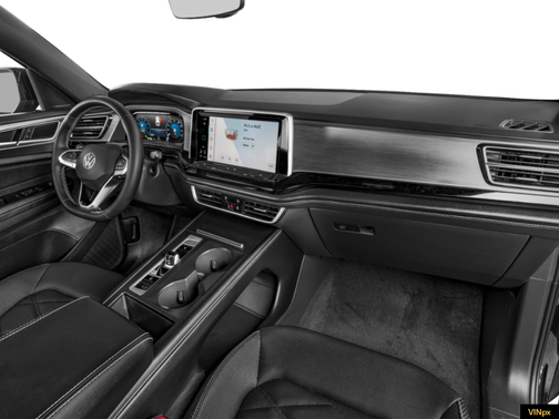 Deep Black Pearl 2024 Volkswagen Atlas Cross Sport 2.0T SEL