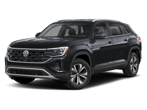 Deep Black Pearl 2024 Volkswagen Atlas Cross Sport 2.0T SEL