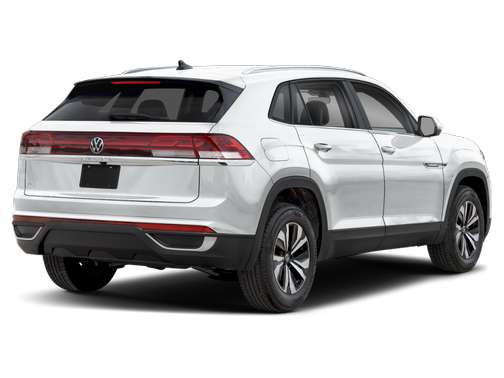 Pure White 2025 Volkswagen Atlas Cross Sport 2.0T SE w/Technology 4MOTION