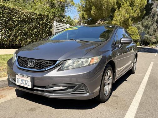 Gray 2014 Honda Civic LX