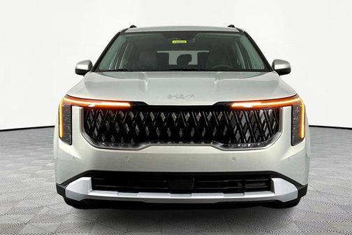 Ivory Silver 2026 Kia Carnival Hybrid EX