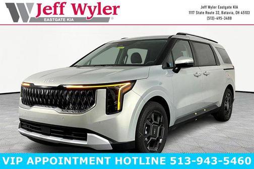 Ivory Silver 2026 Kia Carnival Hybrid EX