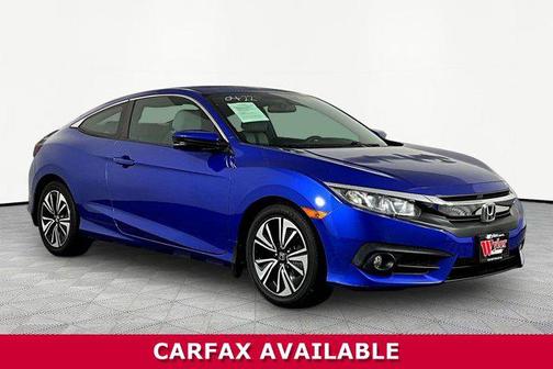 Aegean Blue Metallic 2017 Honda Civic EX-T