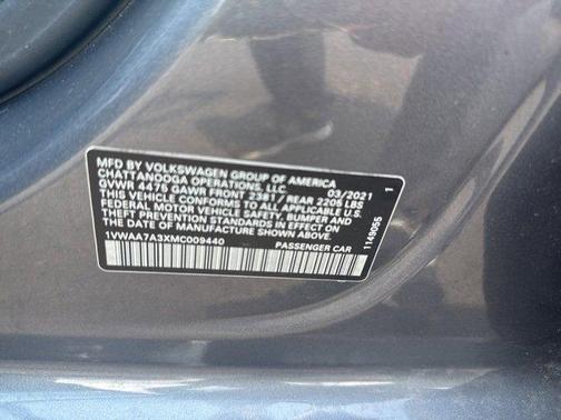 2021 Volkswagen Passat 2.0T S