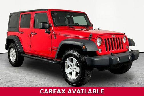 Firecracker Red Clearcoat 2017 Jeep Wrangler Unlimited Sport