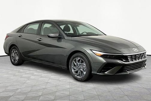 Amazon Gray 2026 Hyundai ELANTRA HEV Blue