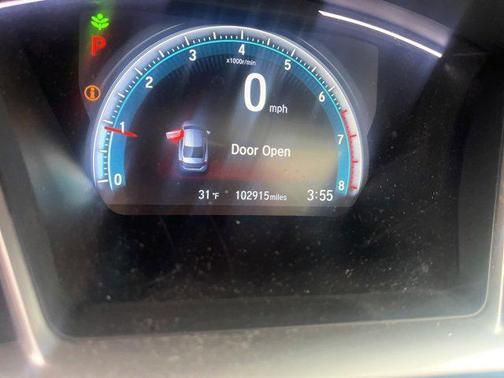 Modern Steel Metallic 2018 Honda Civic EX-T