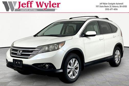 White Diamond Pearl 2013 Honda CR-V EX-L