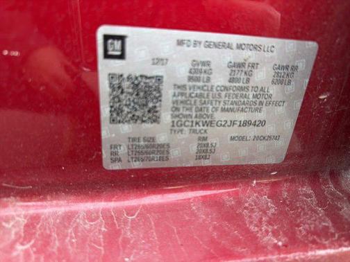 2018 Chevrolet Silverado 2500 LTZ