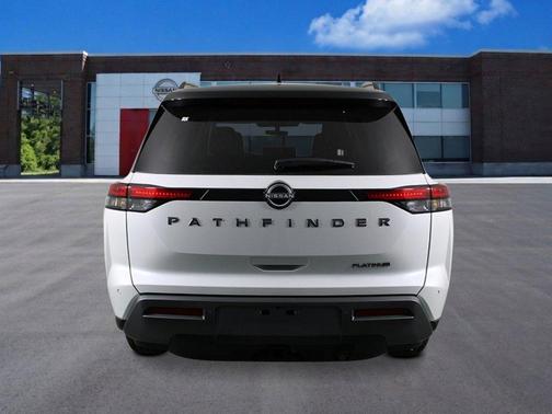 White / Black 2026 Nissan Pathfinder Platinum