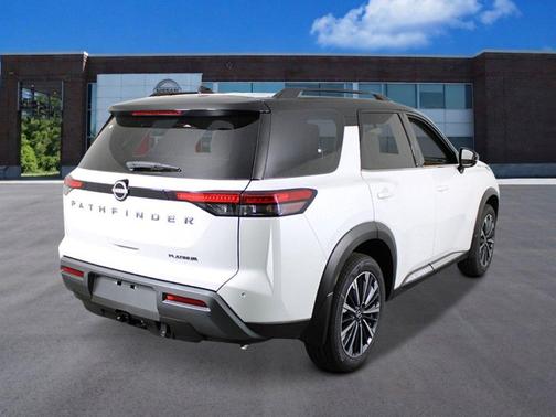 White / Black 2026 Nissan Pathfinder Platinum